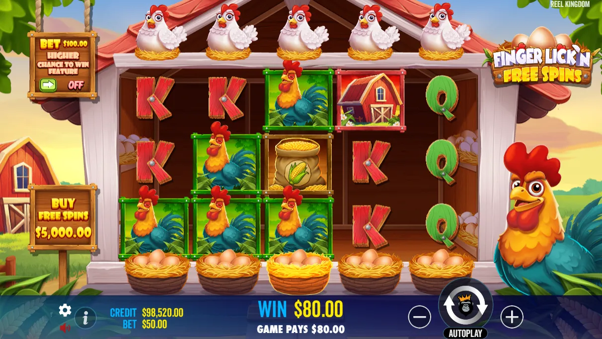 Finger Lick'n Free Spins