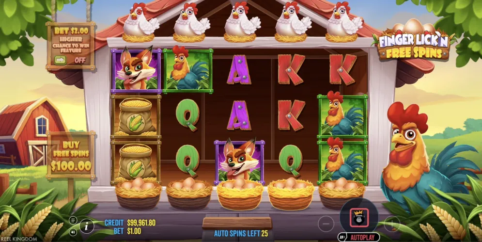 Finger Lick'n Free Spins