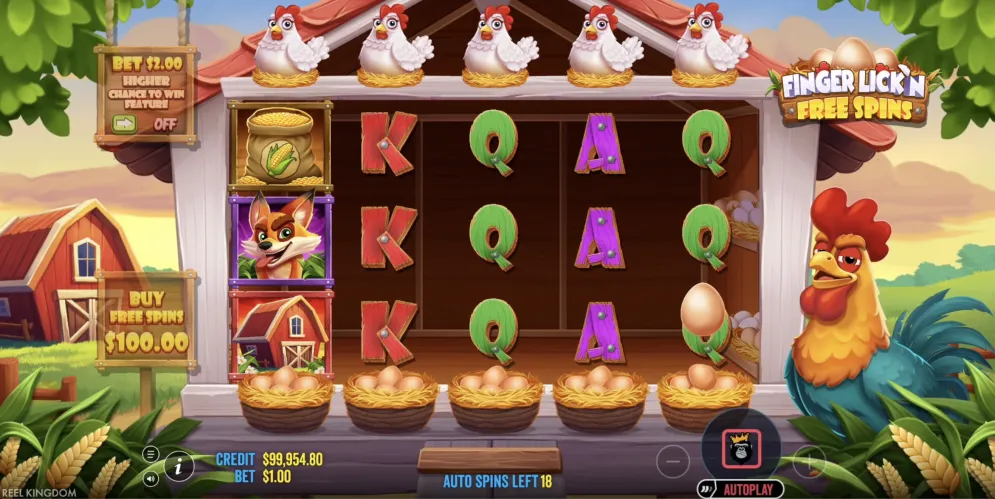 Finger Lick'n Free Spins