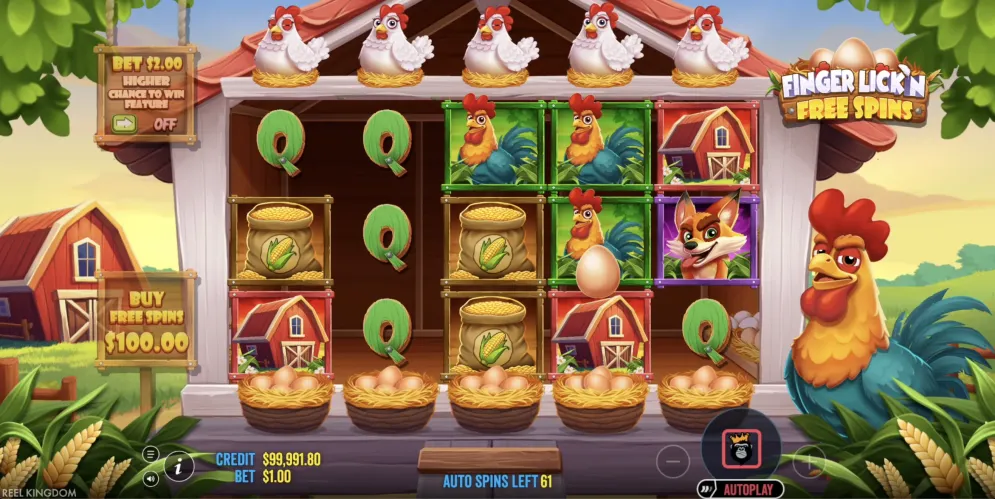 Finger Lick'n Free Spins